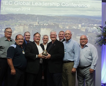 Egg Farmers of Canada is the 2014 recipient of the Crystal Egg Award from the International Egg Commission. Photo: CNW Group/Egg Farmers of Canada. 