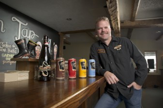 Wellington Brewery's vice-president and co-owner Brent Davies 